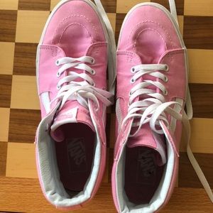 Pink High-top Vans